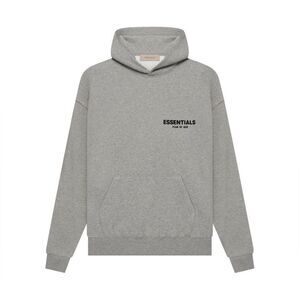 NEW Fear of God Essentials Hoodie 'Dark Oatmeal'